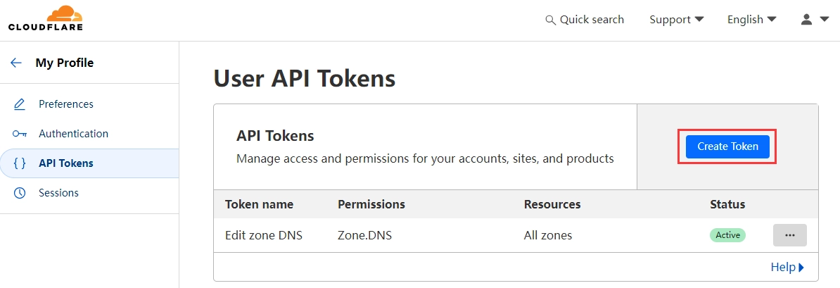 创建 Token