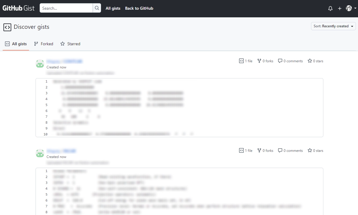 GitHub Gist